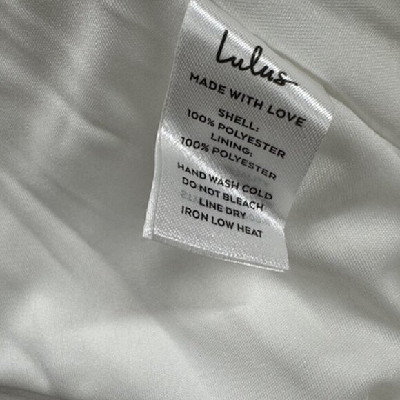 NWT Lulus Forever Passionate White Organza Strapless Tiered Maxi Dress​ - Picture 7 of 8